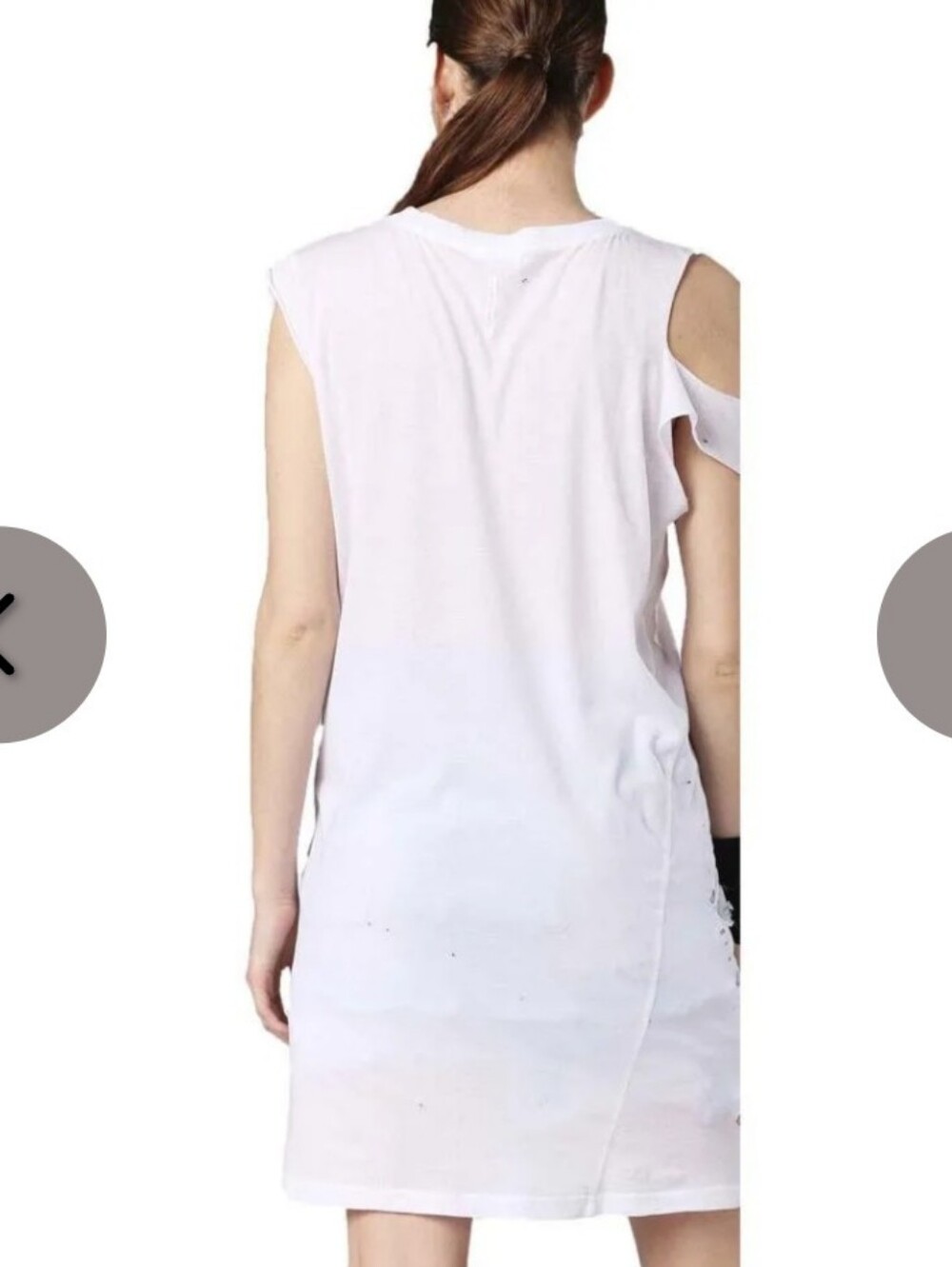 DIESEL T SHANE SLEEVELESS T-SHIRT WOMENS NWOT SIZE SMALL - Picture 2 of 15